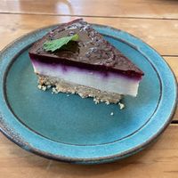 Vegan strawberry cheesecake   at Modernark in Kobe