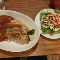 Vegan Curry , more than Mexican Dish at Modernark in Kobe