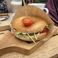 Vegan Bagel - 6 €  at Hafen Kaffee in Husum