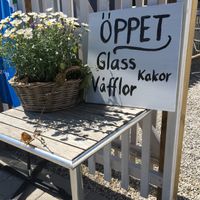 Entrance  at Vita Snäckan in Bastad