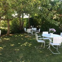 Cozy garden  at Vita Snäckan in Bastad