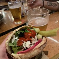 Felafel Goddess Pita  at Jimmy's Falafel in Sydney