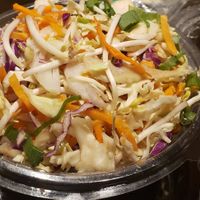 Root Salad (very plain without dressing) at Atza Sushi Bar in Rosh Pina