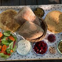 Classic Gaya’s breakfast (vegan) at Gaya's Kitchen in Odem