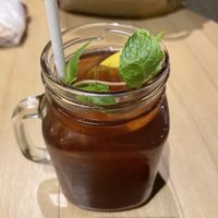 Homemade sweet tea  at Takumi in Barcelona