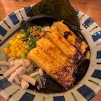 Black Garlic Tofu Miso Ramen at Takumi in Barcelona