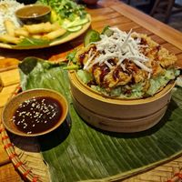 VN8: Xoi Hanoi mit a) Crunchy Bio Tofu at Pho 45 in Erfurt