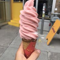 Strawberry + coco vanilla twist at La Royale - Saint-Zotique in Montreal