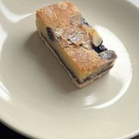 Berry Bakewell slice   at Figaro in Wingerworth