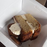 Biscoff cake  at Figaro in Wingerworth