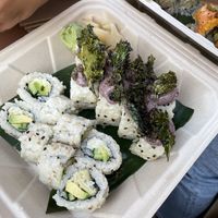 Caulifornia and mountain rolls at Mitate in Portland