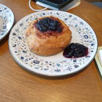 blueberry scone with homemade jam at Ganve Ganve - 건비건비 in Gyeonggi-do