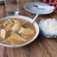 Curry option #23 with Tofu   at Thai On The Island in Cowes