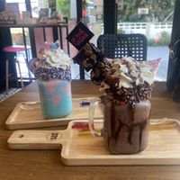 Unicorn candy cane and chocolate craze   at I'm Your Vegan in Chiang Mai