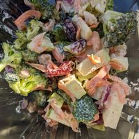 Broccoli apple salad 👌 at Plantonic Cafe in Hartford