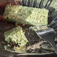 Raw shamrock cheezecake at Plantonic Cafe in Hartford
