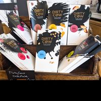 Vegan chocolate at The Old Barn Coffee Shop in Auchtermuchty