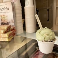 Basil and cookies flavours at Veganista Ice Cream XI in Vienna