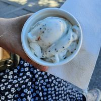 Muesli ice cream at Veganista Ice Cream XI in Vienna