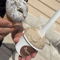 cookie and hazelnutt  at Veganista Ice Cream XI in Vienna