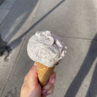 Poppy seed ice cream  at Veganista Ice Cream XII in Vienna