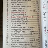 Apps  at Hong Kong Bistro in Apalachicola