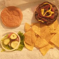 Beyond Burger at Two Sisters Cafe in Babb