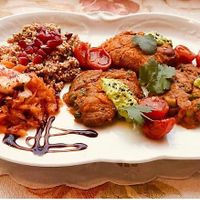 Auswahl vom Mittagsbuffet at Manja's in Traunstein