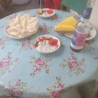 some appetizers at Manja's in Traunstein