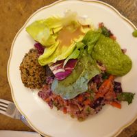 The menue was served as an appetizer... at Manja's in Traunstein