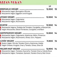 Menu  at Leads Pizza in Lisbon