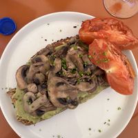 Vegan toast.   at O Croisant in Coimbra