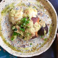 Baked vegetables with curry at Azaza in Tula