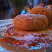 Сырники из тофу at Azaza in Tula