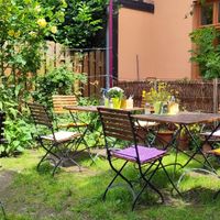 kleiner feiner Hinterhof at Lassaneria in Lassan