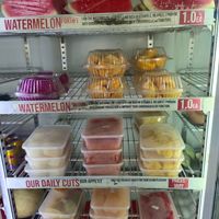 Fresh fruits at Ms Black Bean 黑豆浆小姐 in Central Singapore