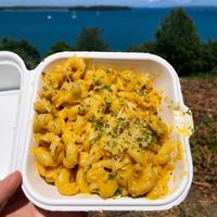 Mac and cheese at Curbside Comforts in Gorham