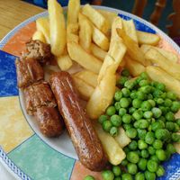 Kids option with vegan sausages (August 2025) at Cardigan Island in Gwbert