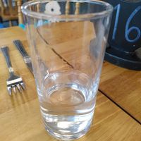 Glass of water (August 2025) at Cardigan Island in Gwbert