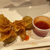 Fried won ton at EatHappy Vegan in Oslo