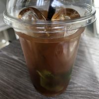 Vietnamese lemonade tea: HOMEMADE   at EatHappy Vegan in Oslo