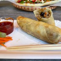 Fried Spring Rolls - yummy at EatHappy Vegan in Oslo