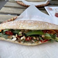 Spicy sandwich   at EatHappy Vegan in Oslo
