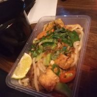 Banh Canh soup at EatHappy Vegan in Oslo