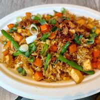 Fried Rice (with tofu) at EatHappy Vegan in Oslo