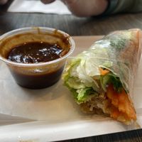 Summer rolls - what’s left anyway!   at EatHappy Vegan in Oslo