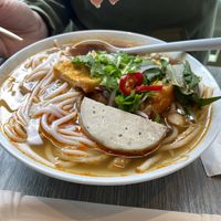 Ben hue spicy soup  at EatHappy Vegan in Oslo