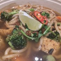 Banh Canh Soup at EatHappy Vegan in Oslo