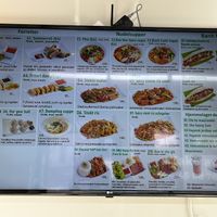 Menu  at EatHappy Vegan in Oslo