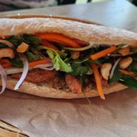 Banh mi house special at EatHappy Vegan in Oslo